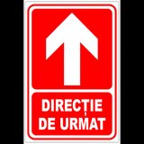 Indicator rosu pentru directie in sus